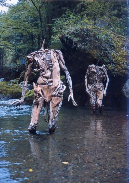 Creepy Wood Statues Are Both Beautiful and Horrifying