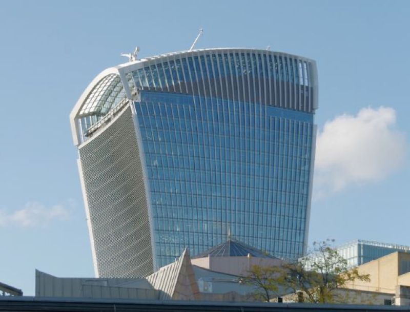 The Building That Melts Cars
